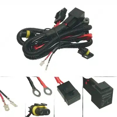 12V 35W/55W HID Xenon Headlight Relay Harness H1 Single Bulb Wiring Conversion Kit 12V 35W/55W HID Xenon Headlight Relay Harness H1 Single Bulb Wiring Conversion Kit