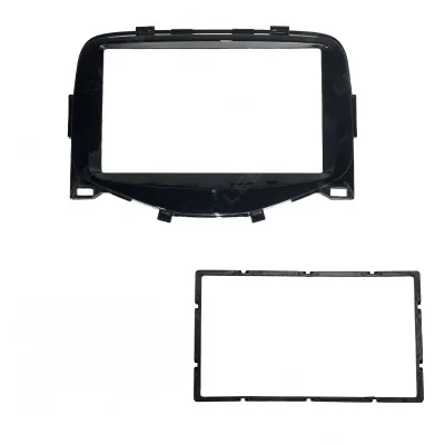 Double Din Radio Stereo Fascia Frame Car Audio Dash Trim Kit for Toyota Aygo, Peugeot 108, Citroen C1 Double Din Radio Stereo Fascia Frame Car Audio Dash Trim Kit for Toyota Aygo, Peugeot 108, Citroen C1