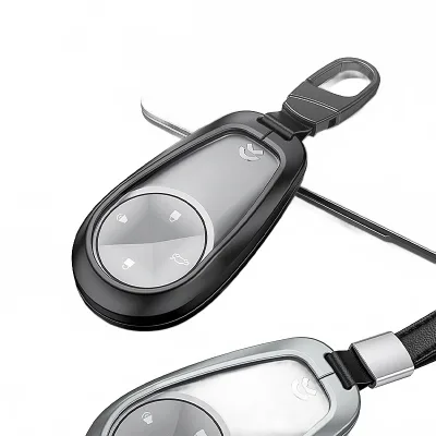 Full Coverage Aluminum Alloy Key Fob Cover Compatible with NIO ES6 EC6 ES8 Full Coverage Aluminum Alloy Key Fob Cover Compatible with NIO ES6 EC6 ES8