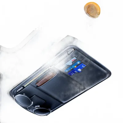 Car Sun Visor Organizer Multifunction Storage Pouch for Glasses Cards and Documents Universal Interior Accessory Car Sun Visor Organizer Multifunction Storage Pouch for Glasses Cards and Documents Universal Interior Accessory