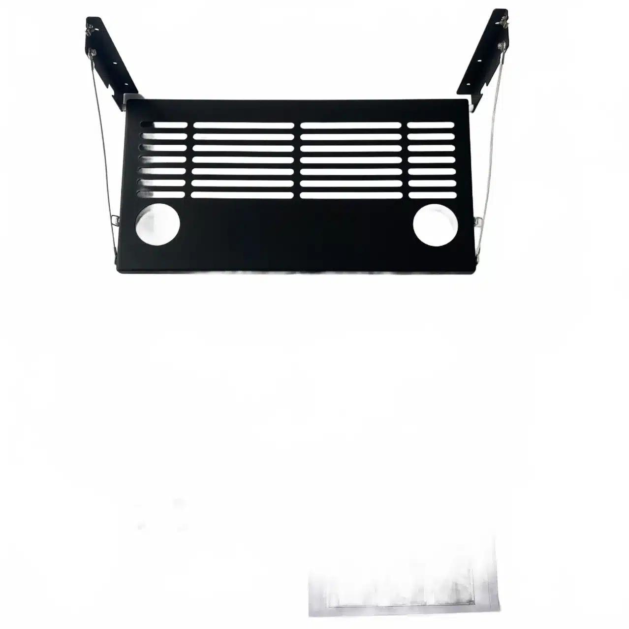 Rear Trunk Tailgate Table Foldable Storage Cargo Shelf with Dual Water Cup Holders for Jeep Wrangler JK & BAIC BJ40