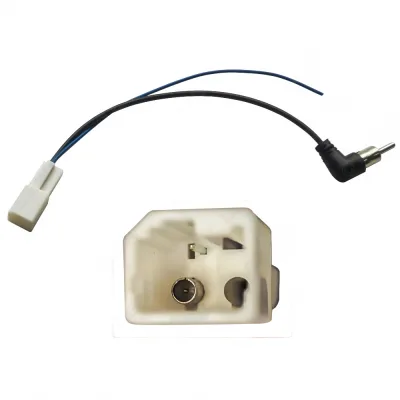 Universal Car Stereo FM Radio Antenna Extension Cable with Right Angle Connector Compatible with Toyota Navigation Systems Universal Car Stereo FM Radio Antenna Extension Cable with Right Angle Connector Compatible with Toyota Navigation Systems