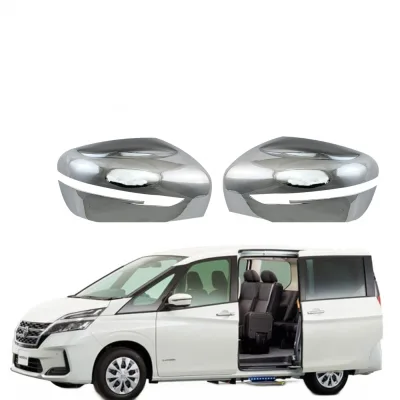 Nissan Serena 2016-2020 Rearview Side Mirror Cover Trim ABS Chrome Plated Exterior Decor Nissan Serena 2016-2020 Rearview Side Mirror Cover Trim ABS Chrome Plated Exterior Decor