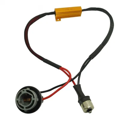 1156 BA15S LED Load Resistor Decoder Harness for Anti-Flicker and Error Code Cancellation