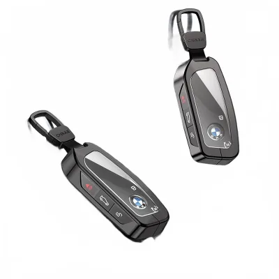 Remote Car Key Fob Cover Case with Keychain for BMW X1 X7 XM i7 iX 7 Series 735Li 740Li Remote Car Key Fob Cover Case with Keychain for BMW X1 X7 XM i7 iX 7 Series 735Li 740Li
