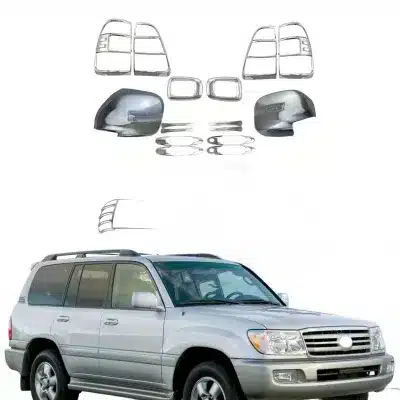 Chrome Exterior Trim Kit for Toyota Land Cruiser FJ100 2007 ABS Decorative Accents