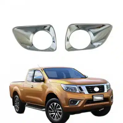Chrome Fog Light Cover Trim for Nissan Navara NP300 Frontier High-Quality ABS Exterior Decoration