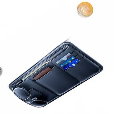 Universal Car Sun Visor Organizer Multi-Functional Storage Holder for Sunglasses Pens and Cards Universal Car Sun Visor Organizer Multi-Functional Storage Holder for Sunglasses Pens and Cards