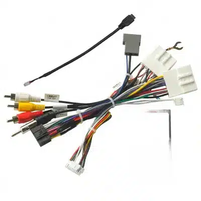 Android Navigation Power Cable Harness with 16P Connector and Canbus Protocol Box for Nissan X-Trail USB Integration Android Navigation Power Cable Harness with 16P Connector and Canbus Protocol Box for Nissan X-Trail USB Integration