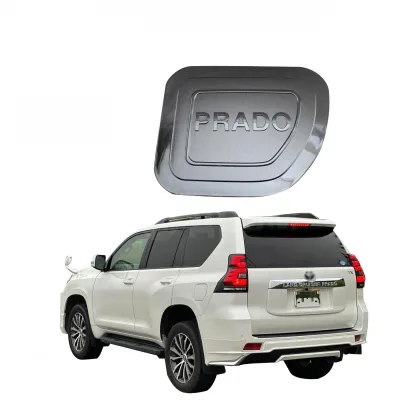 Fuel Tank Gas Cap Cover Trim Compatible with Toyota Land Cruiser Prado FJ150 2010-2019 Fuel Tank Gas Cap Cover Trim Compatible with Toyota Land Cruiser Prado FJ150 2010-2019