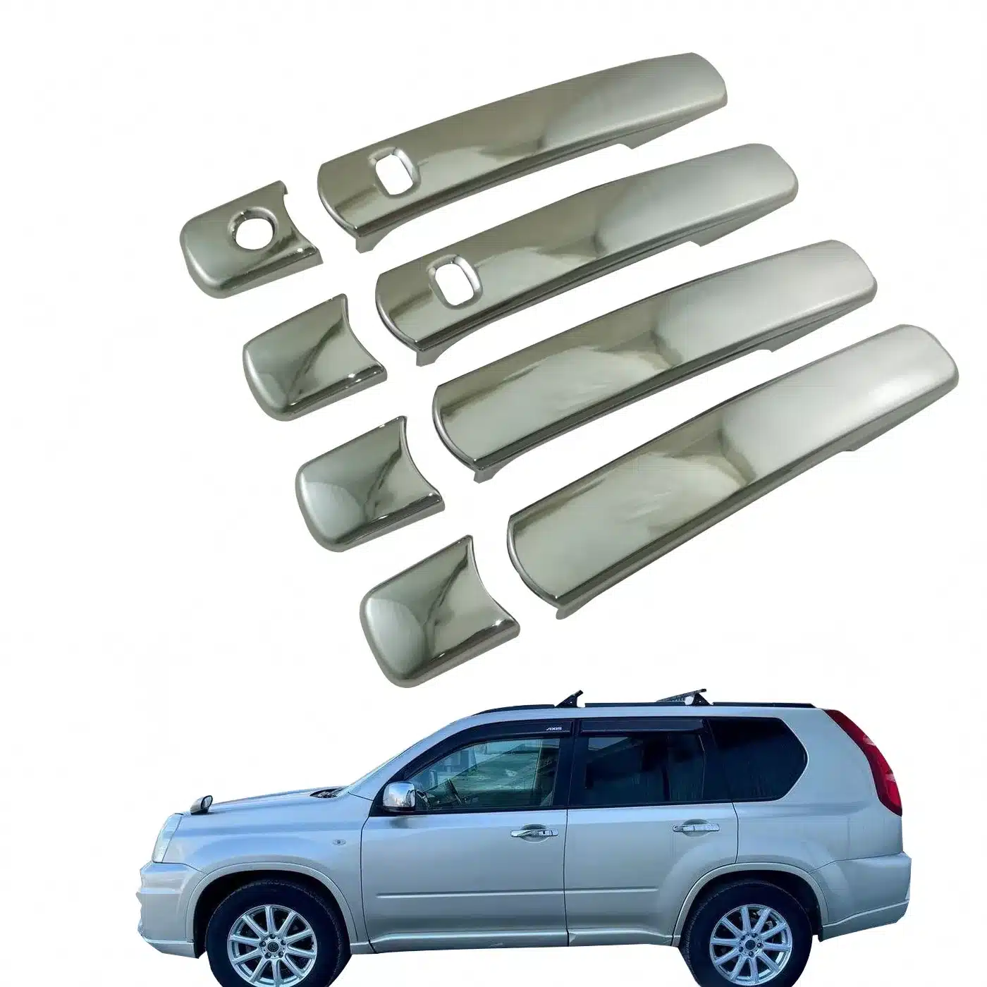 Chrome Exterior Door Handle Cover Trim for Nissan X-TRAIL T31 2008-2013