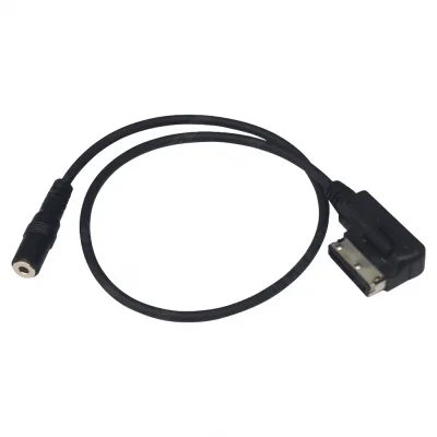 AMI to 3.5mm AUX Audio Adapter Cable for Audi A4L A6L A8L Q5 A5 A7 R7 S5 Q7 Multimedia Interface AMI to 3.5mm AUX Audio Adapter Cable for Audi A4L A6L A8L Q5 A5 A7 R7 S5 Q7 Multimedia Interface