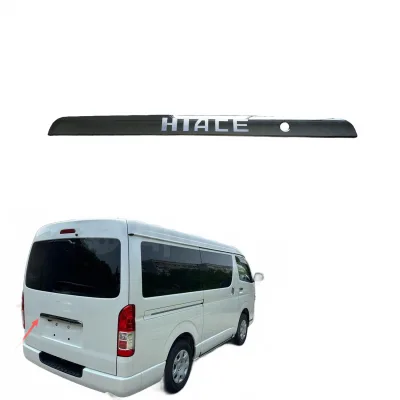 Chrome Plated ABS Tailgate Rear Trunk Streamer Garnish Trim For Toyota Hiace 200 Series 2006-2018 Chrome Plated ABS Tailgate Rear Trunk Streamer Garnish Trim For Toyota Hiace 200 Series 2006-2018