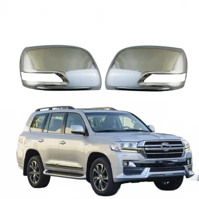 Chrome Side View Mirror Covers Trim for Toyota Land Cruiser LC200 FJ200 2012-2020 Chrome Side View Mirror Covers Trim for Toyota Land Cruiser LC200 FJ200 2012-2020