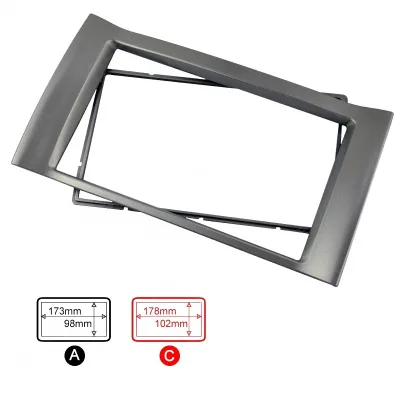 Car Radio Stereo Fascia Frame 2DIN Dashboard Installation Trim Kit Compatible with Chery A1 Car Radio Stereo Fascia Frame 2DIN Dashboard Installation Trim Kit Compatible with Chery A1