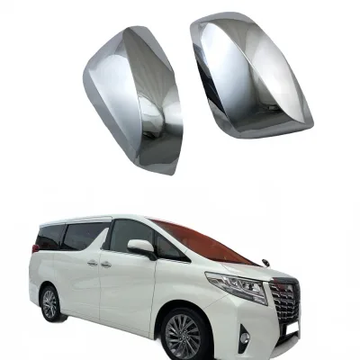 Rearview Side Mirror Covers Replacement Trim for Toyota Vellfire Alphard 2015-2019 Rearview Side Mirror Covers Replacement Trim for Toyota Vellfire Alphard 2015-2019