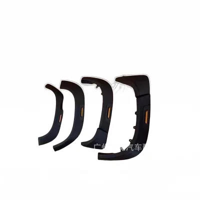 Matte Black Fender Flares Wheel Arch Guards for Mitsubishi Triton L200 2019-2023, Durable ABS Plastic Matte Black Fender Flares Wheel Arch Guards for Mitsubishi Triton L200 2019-2023, Durable ABS Plastic