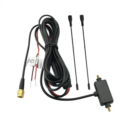 Universal Car Digital TV Antenna with Built-in Signal Amplifier and SMA Male Connector