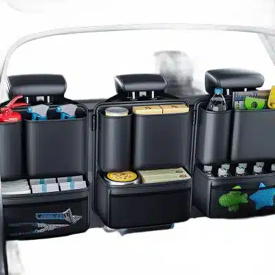 Universal Car Trunk Backseat Organizer, Heavy-Duty Hanging Cargo Storage Bag for SUV and Hatchback Universal Car Trunk Backseat Organizer, Heavy-Duty Hanging Cargo Storage Bag for SUV and Hatchback