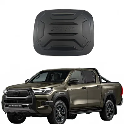 Fuel Tank Cap Cover Decorative Sticker Trim for Toyota Hilux Revo 2021-2024 Fuel Tank Cap Cover Decorative Sticker Trim for Toyota Hilux Revo 2021-2024