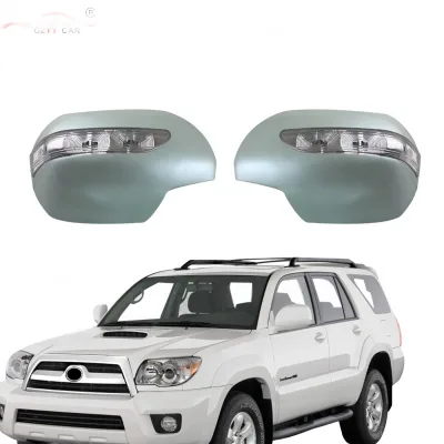 LED Wing Mirror Cover Caps with Signal Light Chrome White for Toyota 4Runner 2003-2009 LED Wing Mirror Cover Caps with Signal Light Chrome White for Toyota 4Runner 2003-2009