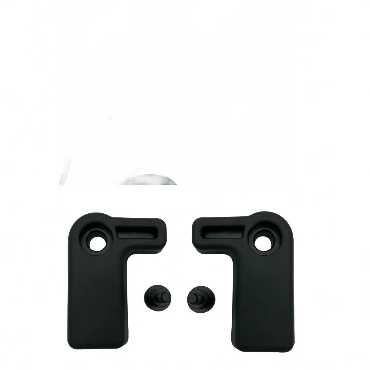 Hardtop Roof Freedom Top Mounting Knob Screws Pair Replacement for 2007-2017 Jeep Wrangler JK and BJ40, Black Nylon