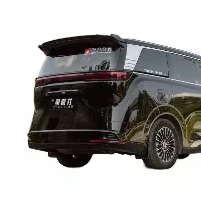 Rear Trunk Spoiler MC Style Performance Wing for BYD Denza D9, ABS Painted Glossy Black Exterior Tail Refit Rear Trunk Spoiler MC Style Performance Wing for BYD Denza D9, ABS Painted Glossy Black Exterior Tail Refit