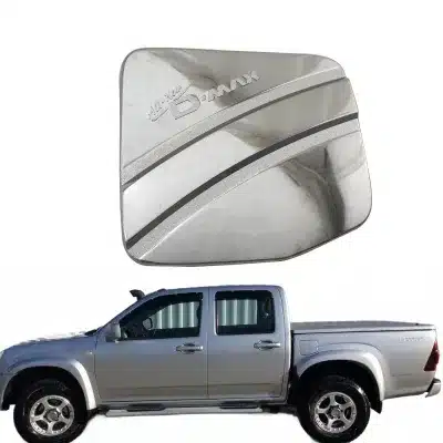 Fuel Tank Cap Cover Protective Trim ABS Chrome for Isuzu D-MAX 2012-2015 Fuel Tank Cap Cover Protective Trim ABS Chrome for Isuzu D-MAX 2012-2015