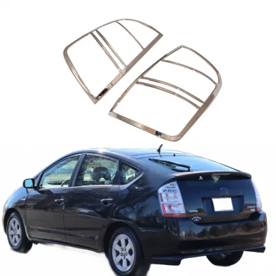 Chrome Rear Tail Light Trim Cover Set for Toyota Prius XW20 2003-2008 Chrome Rear Tail Light Trim Cover Set for Toyota Prius XW20 2003-2008