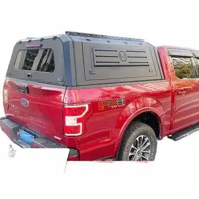 Heavy Duty Steel Tri-Fold Hard Truck Bed Cover Multi-Functional Rear Trunk Canopy for Ford F150 Raptor Heavy Duty Steel Tri-Fold Hard Truck Bed Cover Multi-Functional Rear Trunk Canopy for Ford F150 Raptor