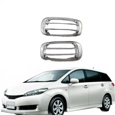Side Turn Signal Light Frame Covers Chrome Trim bezels Compatible with 2003-2009 Prius and Wish Side Turn Signal Light Frame Covers Chrome Trim bezels Compatible with 2003-2009 Prius and Wish