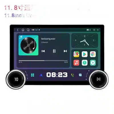 11.8 Inch Diamond Style Double Knob Car Multimedia Player 8-Core 4G Android Radio with Wireless CarPlay and GPS Navigation 11.8 Inch Diamond Style Double Knob Car Multimedia Player 8-Core 4G Android Radio with Wireless CarPlay and GPS Navigation
