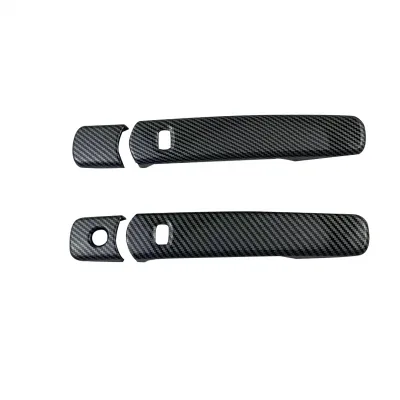 Carbon Fiber Interior Door Handle Cover Set for Infiniti G35 Coupe 2003-2007 Two-Door Models Carbon Fiber Interior Door Handle Cover Set for Infiniti G35 Coupe 2003-2007 Two-Door Models