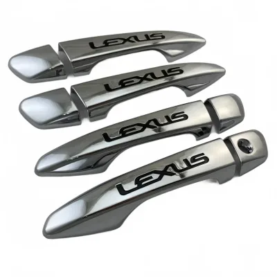 Chrome Exterior Door Handle Covers Trim Compatible with Lexus ES300 GS IS RX350 CT200h Chrome Exterior Door Handle Covers Trim Compatible with Lexus ES300 GS IS RX350 CT200h