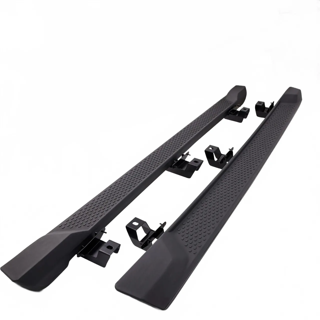 Black Side Steps Running Boards Power Side Pedals Fit for 2018-2024 Jeep Wrangler JL 4-Door Models