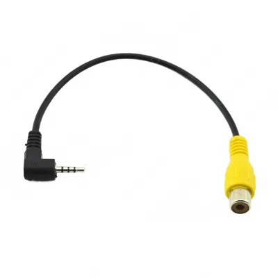2.5mm TRS Male to RCA Female Audio Video Adapter Cable for GPS Navigation and Car DVR Systems 2.5mm TRS Male to RCA Female Audio Video Adapter Cable for GPS Navigation and Car DVR Systems