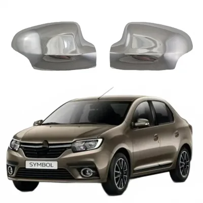 Rearview Mirror Cover Caps for Renault Symbol, ABS Exterior Side Rear Mirror Housing Protector, Pair Rearview Mirror Cover Caps for Renault Symbol, ABS Exterior Side Rear Mirror Housing Protector, Pair
