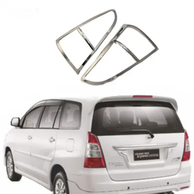 Chrome Rear Tail Light Trim Cover for Toyota Innova Kijang 2006-2011 Rear Lamp Frame Decoration Chrome Rear Tail Light Trim Cover for Toyota Innova Kijang 2006-2011 Rear Lamp Frame Decoration
