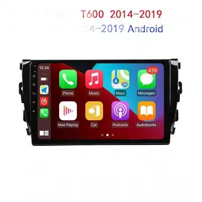 Android Vertical Touch Screen GPS Navigation Multimedia Player for Zotye T600 2014-2019
