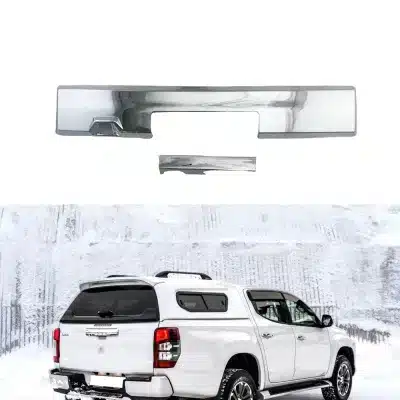 Rear Tailgate Door Bowl Trim Chrome Exterior Decoration Cover for Mitsubishi Triton L200 6th Gen Rear Tailgate Door Bowl Trim Chrome Exterior Decoration Cover for Mitsubishi Triton L200 6th Gen