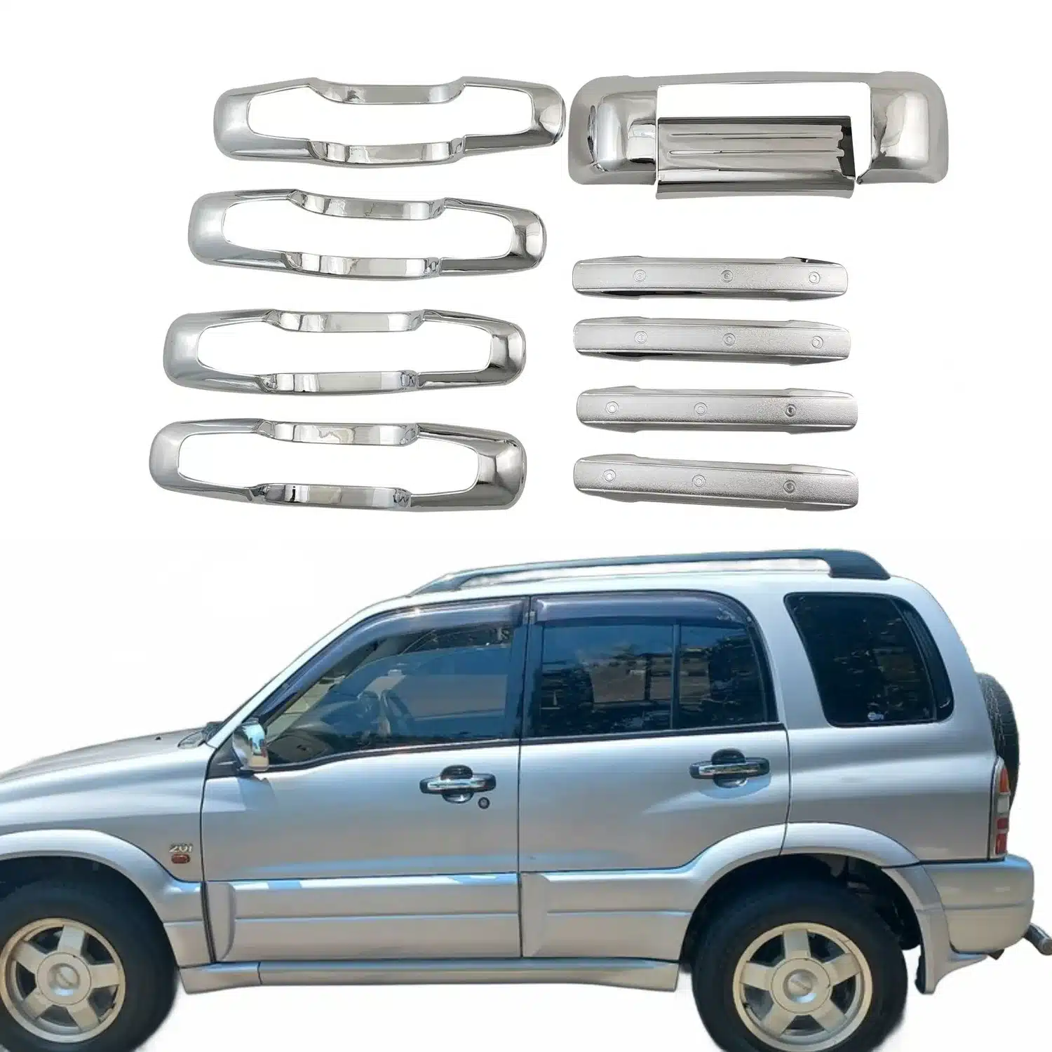 Exterior Door Handle Cover Trim for Suzuki Escudo 2.0 Protective Decorative Accessories