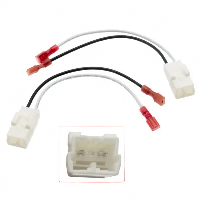2pcs Car Speaker Wiring Harness Adapter Connectors for Chrysler Vehicle Series Plug and Play Horn Conversion Cables 2pcs Car Speaker Wiring Harness Adapter Connectors for Chrysler Vehicle Series Plug and Play Horn Conversion Cables