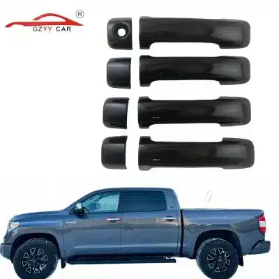 Gloss Black Exterior Door Handle Covers for 2007-2019 Toyota Tundra and 2008-2022 Sequoia Gloss Black Exterior Door Handle Covers for 2007-2019 Toyota Tundra and 2008-2022 Sequoia