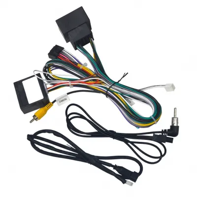 Android Stereo Radio Wire Harness with CAN Bus Decoder Power Cable Adapter for Peugeot 308 3008 408 508 2016-2023 Android Stereo Radio Wire Harness with CAN Bus Decoder Power Cable Adapter for Peugeot 308 3008 408 508 2016-2023