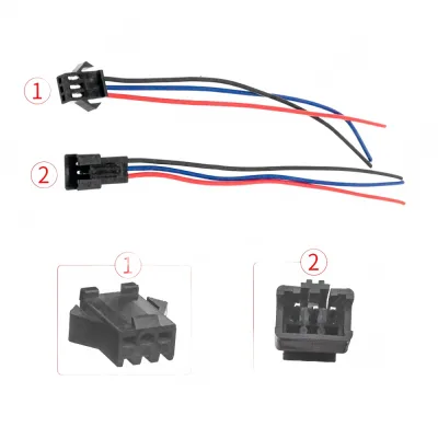 3-Pin Automotive Headlight Modification Extension Cable Male to Female Connector Wire for Bi-Xenon Projector Lens Control 3-Pin Automotive Headlight Modification Extension Cable Male to Female Connector Wire for Bi-Xenon Projector Lens Control