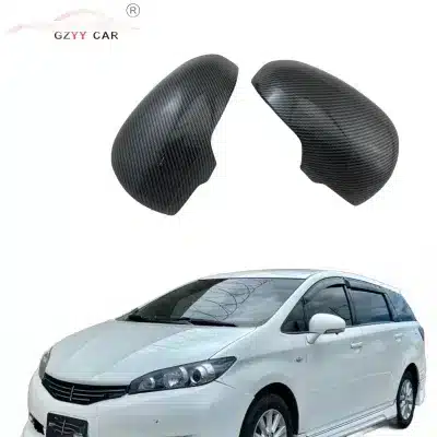 Carbon Fiber Style Rear View Mirror Covers Replacement for Prius Reiz Wish Carbon Fiber Style Rear View Mirror Covers Replacement for Prius Reiz Wish