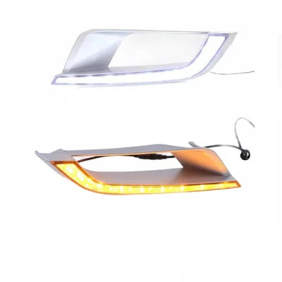 LED Daytime Running Light with Turn Signal for Ford Ranger T7 2015-2018 Fog Lamp Assembly Pair LED Daytime Running Light with Turn Signal for Ford Ranger T7 2015-2018 Fog Lamp Assembly Pair