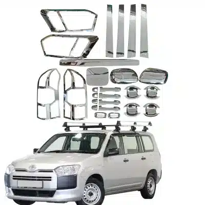 Chrome Exterior Trim Kit for Toyota Probox Succeed 2014-2019 ABS Handle Covers Fuel Tank Cap Headlight Covers Chrome Exterior Trim Kit for Toyota Probox Succeed 2014-2019 ABS Handle Covers Fuel Tank Cap Headlight Covers