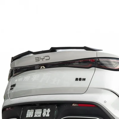 Rear Trunk Spoiler Ducktail Blade Wing Matte Black Exterior Decoration for BYD Seal 06 DM-i Rear Trunk Spoiler Ducktail Blade Wing Matte Black Exterior Decoration for BYD Seal 06 DM-i