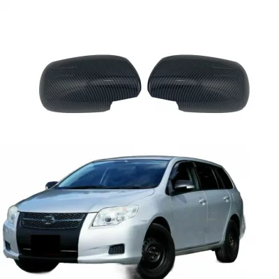 Carbon Fiber Style Rear View Mirror Covers for Toyota Corolla Axio Fielder 2008-2011 Left and Right Sides Carbon Fiber Style Rear View Mirror Covers for Toyota Corolla Axio Fielder 2008-2011 Left and Right Sides